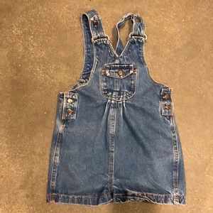 VINTAGE Happy Kids size 6 girls denim romper